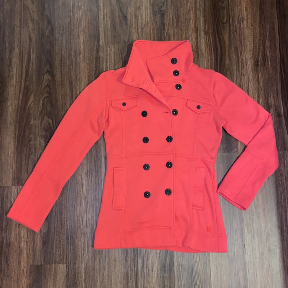 Hurley Peacoat in Coral Heather